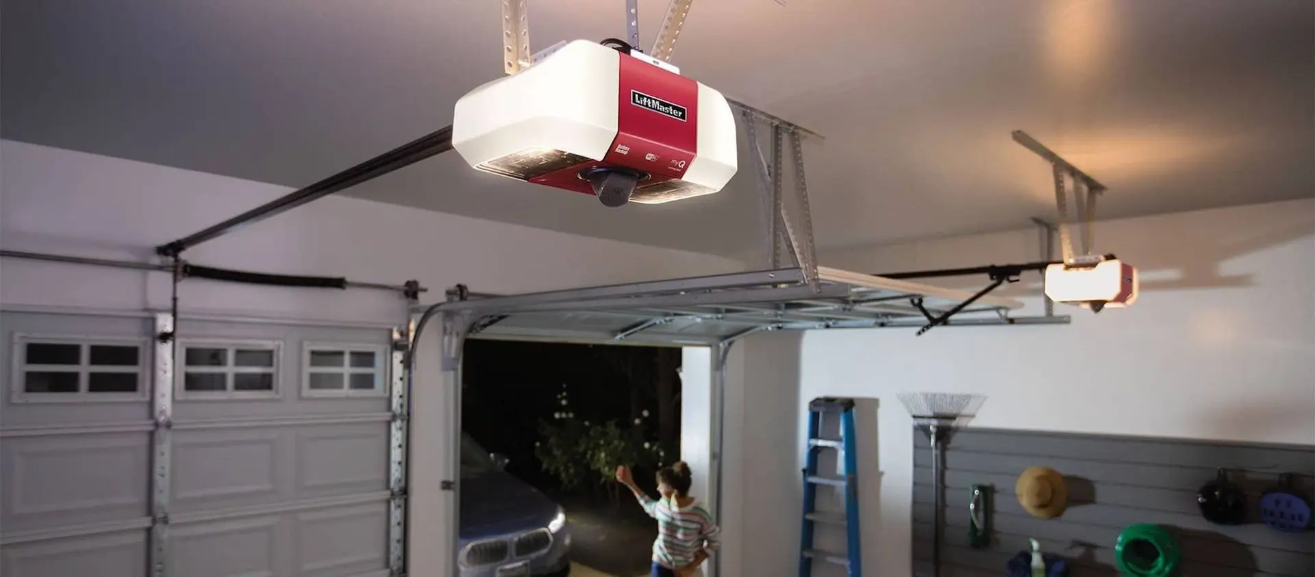 Red Garage Door Opener