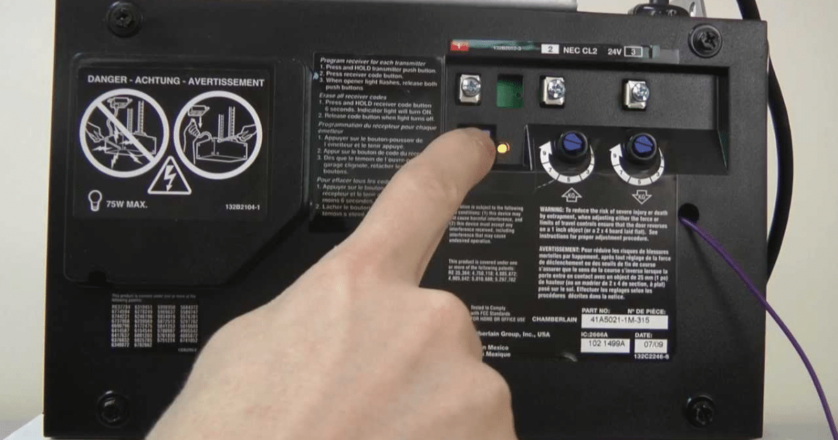 Reset Your LiftMaster Garage Door Opener Before Programming