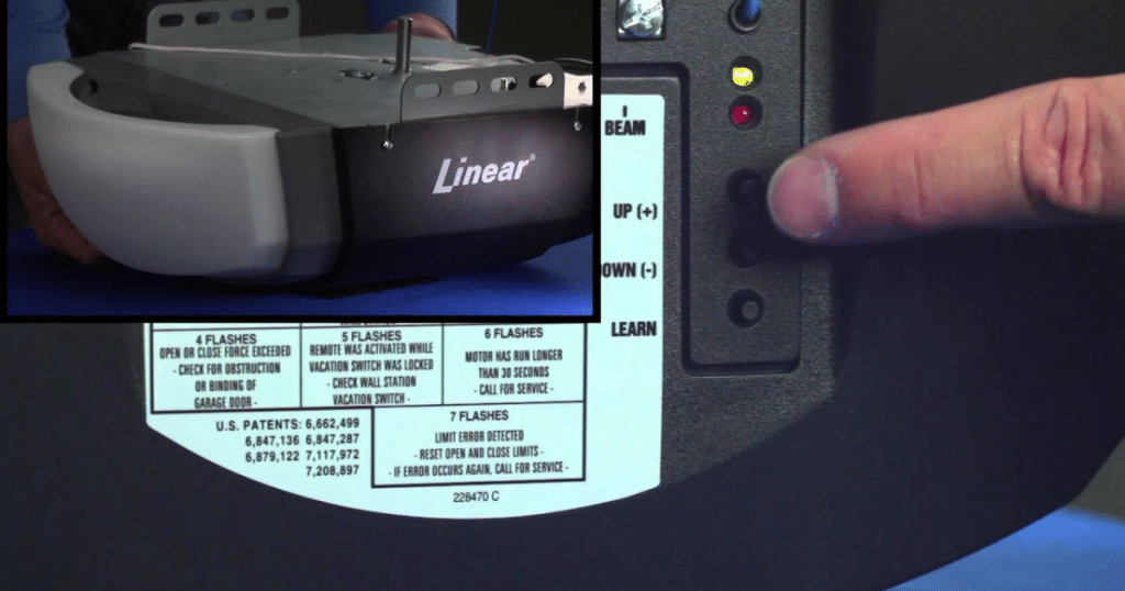 linear garage opener programming