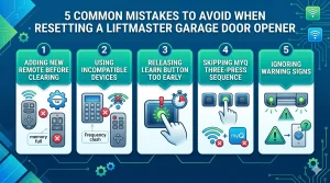 Reset Your LiftMaster Garage Door Opener Before Programming